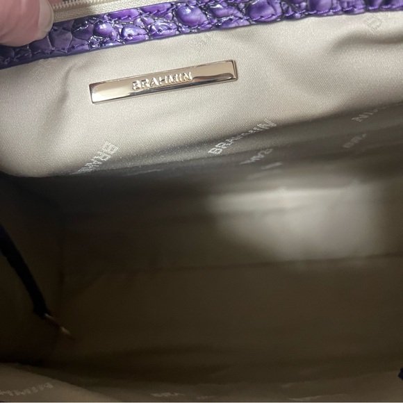 Brahmin Tia Purple Ultraviolet Ombre Melbourne S77 1708 00580 - Picture 11 of 16